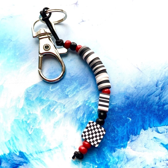 Keychain | Handmade Keychain | Beaded Keychain | Earrings | Handmade Earrings - Picture 7 of 16